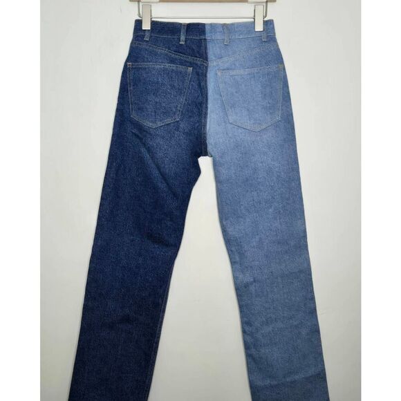 Asos Women's Two Toned Jeans Size 25 New - Picture 5 of 8